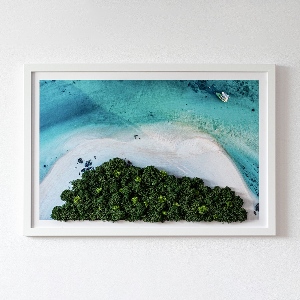 Élő moha kép Azúrkék strand