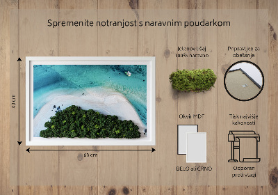Élő moha kép Azúrkék strand