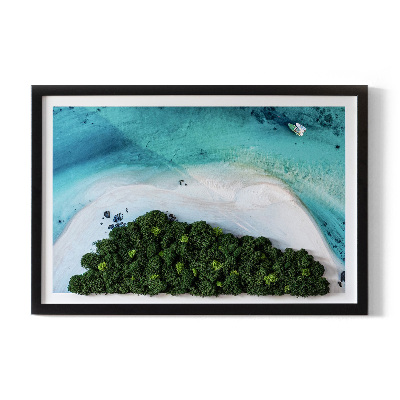 Élő moha kép Azúrkék strand