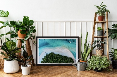 Élő moha kép Azúrkék strand