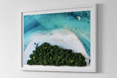 Élő moha kép Azúrkék strand