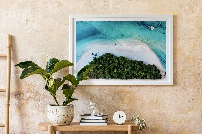 Élő moha kép Azúrkék strand