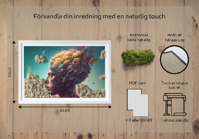 Élő moha kép Az ember a felhőkben