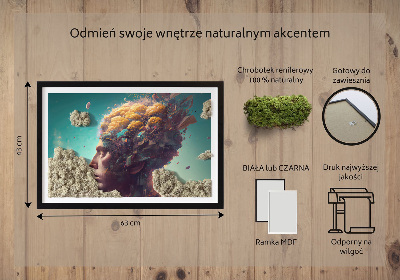 Élő moha kép Az ember a felhőkben