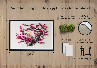 Fali moha kép Cseresznyefa