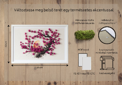 Fali moha kép Cseresznyefa