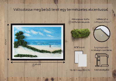 Fali moha kép Szerelmesek a tengerparton