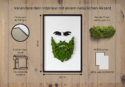 Moha kép Hipster szakállával