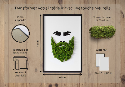 Moha kép Hipster szakállával