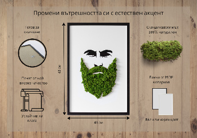 Moha kép Hipster szakállával