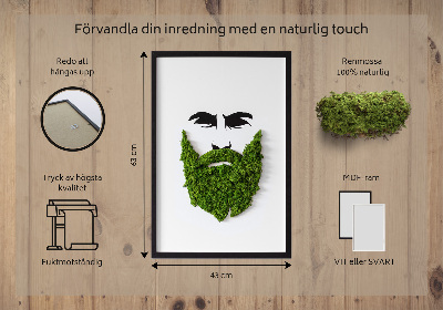 Moha kép Hipster szakállával