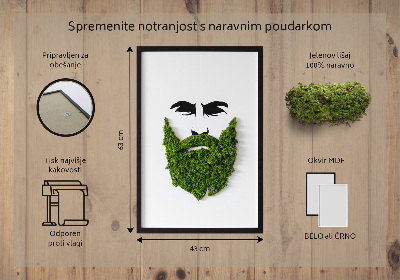 Moha kép Hipster szakállával