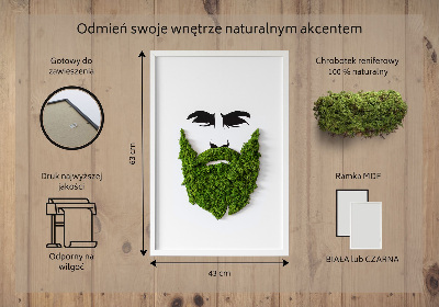 Moha kép Hipster szakállával