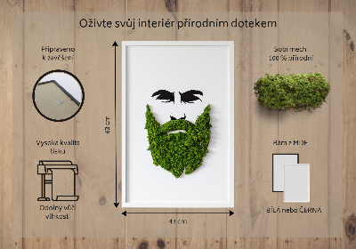Moha kép Hipster szakállával