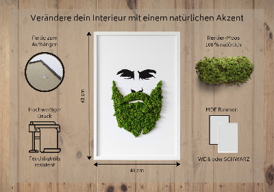 Moha kép Hipster szakállával