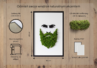 Moha kép Hipster szakállával