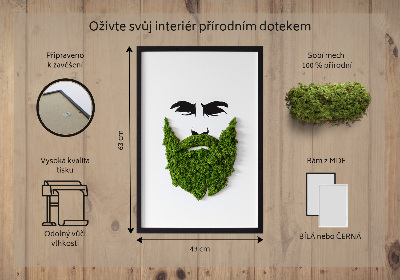 Moha kép Hipster szakállával