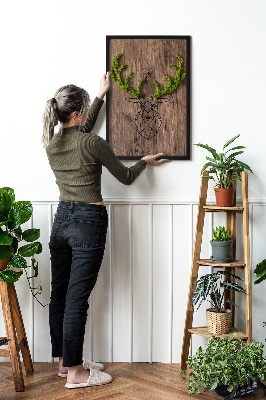 Moha kép Szarvasfej faháttéren