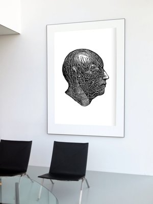 Poszter Anatómiai idegnyomatok