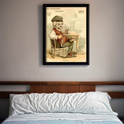 Retro plakát AntikaMania Naptár
