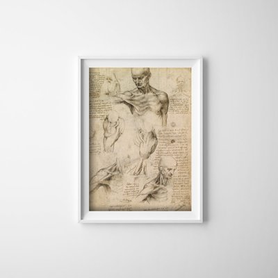 Retro plakát Da vinci izmok