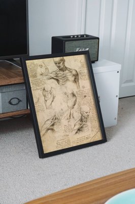 Retro plakát Da vinci izmok
