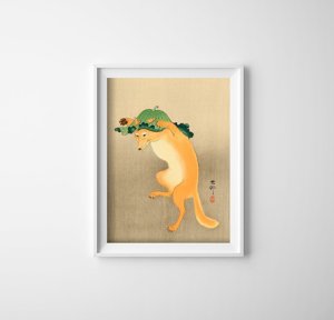 Plakát Tánc róka egy kalapban ohary kowon