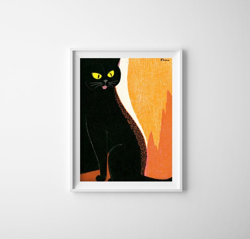 Plakát poszter Fekete macska tomo beakaki