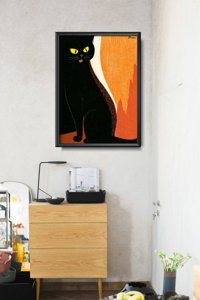 Plakát poszter Fekete macska tomo beakaki