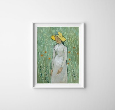 Poszter Lány fehér vincent van gogh
