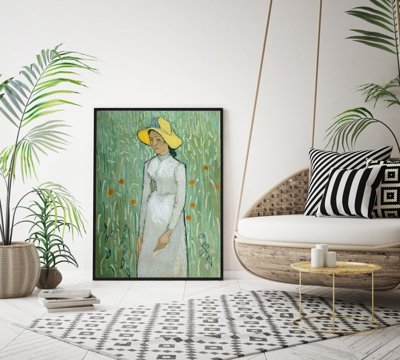 Poszter Lány fehér vincent van gogh