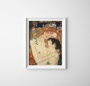 Poszter Anya és baba Gustav Klimt