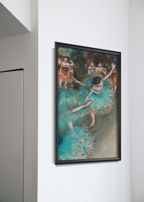 Plakát Zöld edgar degas táncos