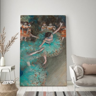 Plakát Zöld edgar degas táncos