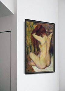 Poszter képek Degas nő fésült haj