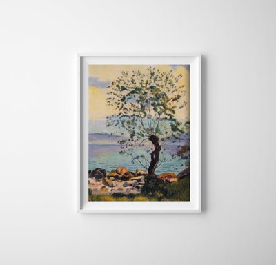 Plakát poszter Willow a Ferdynand Hodler-tónál