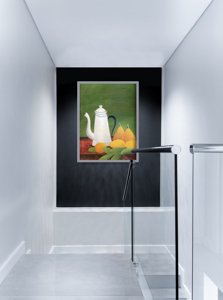 Plakát poszter Csendélet egy vízforralóval és gyümölcsökkel Henri Rosseau