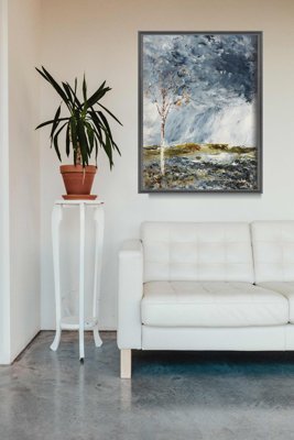 Retro plakát Augusztus Strindberg Björken A nyírfa i