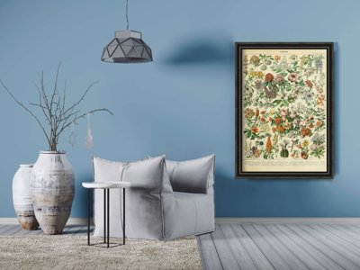 Retro poszterek Adolphe Millot Flowers