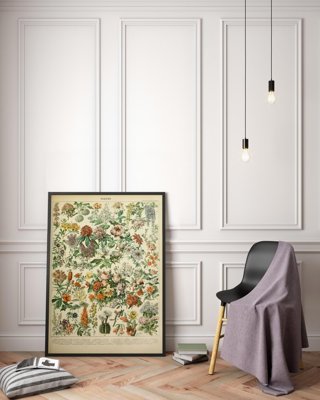 Retro poszterek Adolphe Millot Flowers