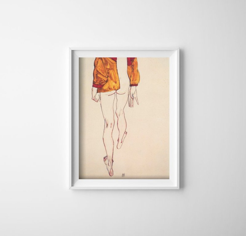 Fali poszter Kép reprodukció Egon Schiele