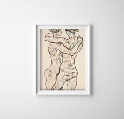 Retro poszterek Egon schiele meztelen lányok