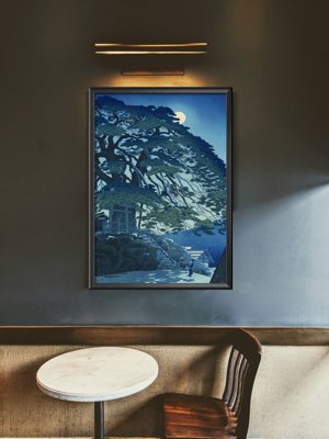 Fali poszter Fenyők Yudanaka Hot Spring által Kasamamsu Shiro