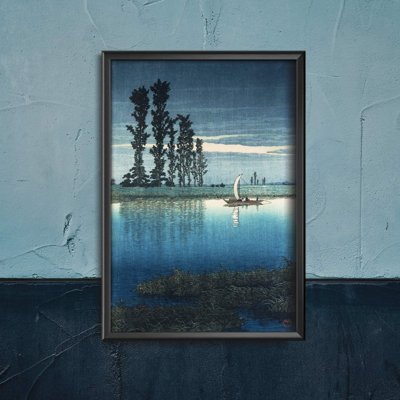 Fali poszter Este USHIBORI KAWASE HASUI