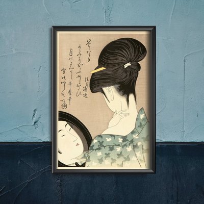 Poszter Pinking Kitagawa nyak Utamaro