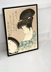 Poszter Pinking Kitagawa nyak Utamaro