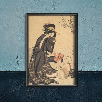 Retro poszterek Honjo Shigenaga Samurai