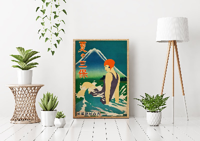 Retro plakát Nyári Miho-félsziget
