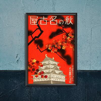 Retro plakát Őszi Nagoya-ban