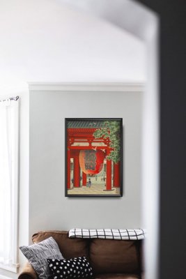 Plakát poszter Nio kapu az Asakus Kannon Tsuchiya-ban